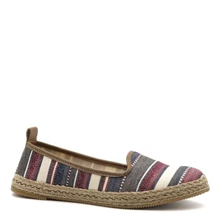 Espadryle damskie - Espadryle w paski 98P - Neścior - grafika 1