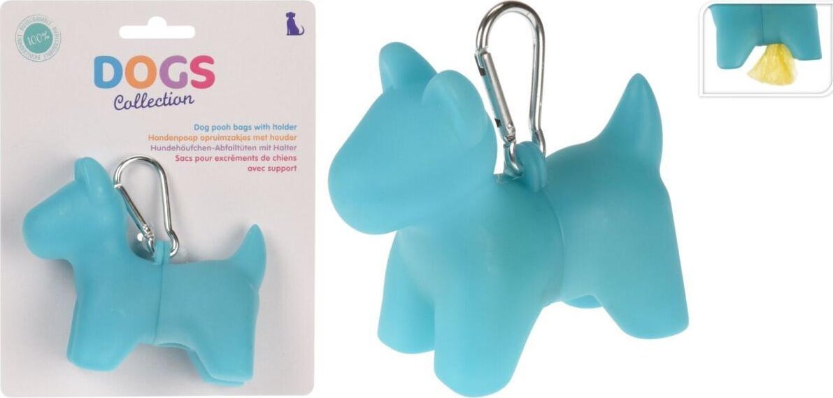 Dogs Collection POJEMNIK NA WORKI NA PSIE ODCHODY Z ZAPASEM 20 SZT. PIESEK