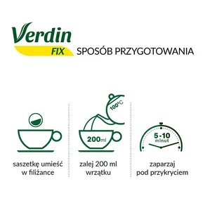 USP ZDROWIE SP. Z O.O USP ZDROWIE SP Z O.O Verdin Fix z earl grey 3 x 20 saszetek - Zioła - miniaturka - grafika 2