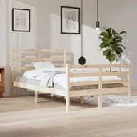 Łóżka - Łóżko z litego drewna sosnowego 120x200 cm - miniaturka - grafika 1