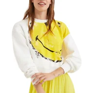 Bluzy damskie - Bluza damska Desigual Smiley Amazons dresowa-L - miniaturka - grafika 1