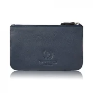 Etui na klucze - ETUI NA KLUCZE SKÓRZANE GRANATOWE POJEMNE ZE SKÓRY NATURALNEJ LICOWEJ PAOLO PERUZZI T-51-NDB - miniaturka - grafika 1