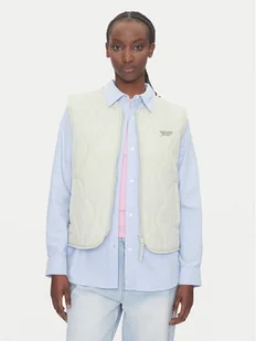 Tommy Jeans Bezrękawnik Onion DW0DW21184 Zielony Regular Fit - Kamizelki damskie - miniaturka - grafika 1