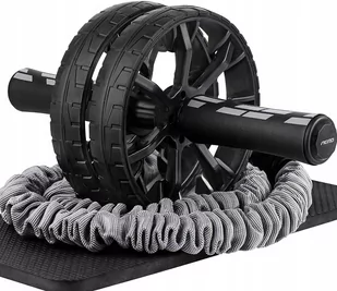 Roller Do Ćwiczeń Mięśni Brzucha AB Double Wheel - Akcesoria do masażu - miniaturka - grafika 1