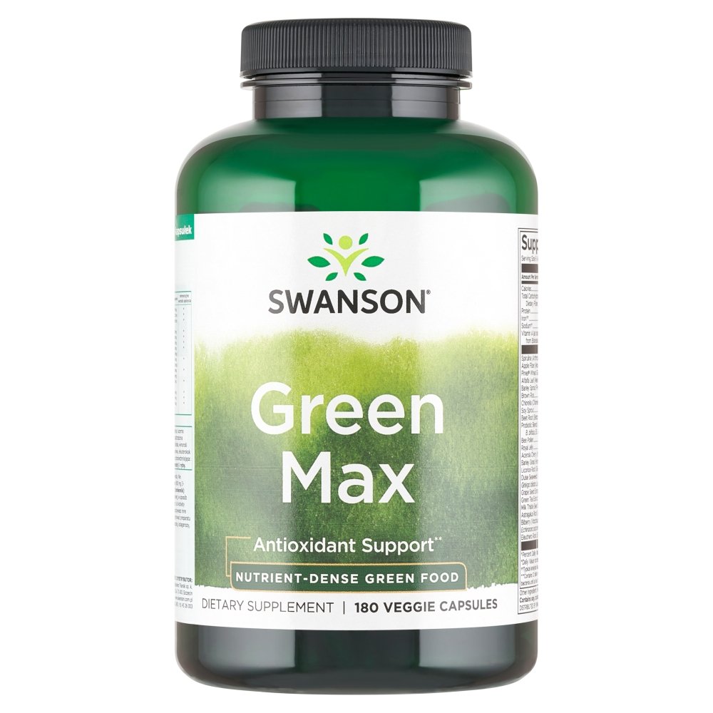 Swanson Green Max Kapsułki, 180 szt.
