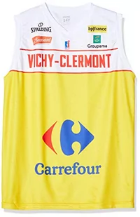 Vichy-Clermont Métropole Basket Vichy-Clermont Métropole Basket Koszulka do koszykówki dla dzieci od J.a Vichy-Clermont Maillot Officiel Domicile 2019-2020 żółty żółty FR : XXS (Taille Fabricant : 6 Jahre) MAILLOT_DOM_VICHY_Jaune_6 ans - Koszulki dla dziewczynek - miniaturka - grafika 1
