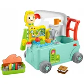 Zabawki interaktywne dla dzieci - Fisher Price Wesoły Kamper Malucha HCK55 HCK55 - miniaturka - grafika 1