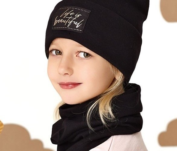 SZALIK TUBA komin 46-213 AJS JASNY GRANAT 44-46