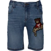 Spodnie i spodenki dla chłopców - Guess Jeansowe szorty | Regular Fit - miniaturka - grafika 1