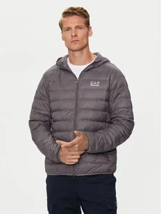 EA7 Emporio Armani Kurtka puchowa 8NPB24 PNGPZ 1992 Szary Regular Fit - Kurtki męskie - miniaturka - grafika 1