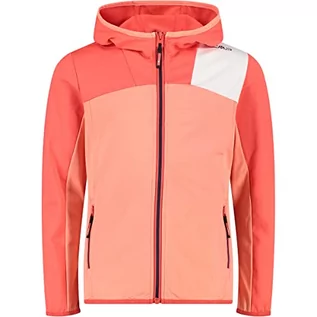 Kurtki i płaszcze dla dziewczynek - CMP - Kid G Jacket Fix Hood, Girl, Flamingo, 140 - grafika 1