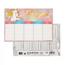 Starpak Plan lekcji A5 Unicorn stk pb 25/750 STK PLA9 - Szkolne artykuły papiernicze - miniaturka - grafika 2