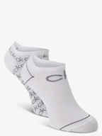 Skarpetki damskie - Calvin Klein Damskie skarpety do obuwia sportowego pakowane po 2 szt. Kobiety Bawełna biały wzorzysty, ONE SIZE - miniaturka - grafika 1
