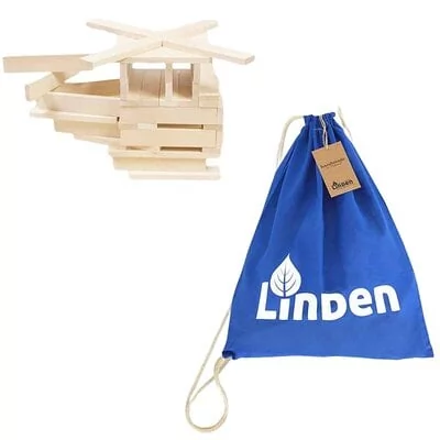 LINDENWOOD Klocki drewniane Linden LN-WM100