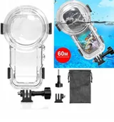 Akcesoria do kamer sportowych - Puluz Obudowa Podwodna Wodoodporna Wodoszczelna Futerał Do 60m Do Insta360 X5 / X 5 / Pu756t - miniaturka - grafika 1