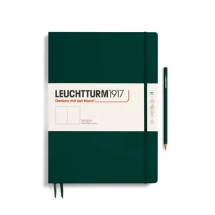 Notatnik Leuchtturm1917 Master Slim A4+, Gładki, Forest Green - Notesy i bloczki - miniaturka - grafika 1