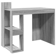 Biurka - vidaXL Biurko, szary dąb sonoma, 103,5x56,5x94 cm - miniaturka - grafika 1