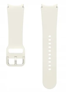 Pasek Samsung Sport Band do Galaxy Watch 6 kremowy 20mm S-m - Akcesoria do smartwatchy - miniaturka - grafika 1