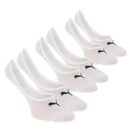 Skarpetki męskie - Skarpety stopki PUMA PUMA FOOTIE 3P UNISEX WHITE 90693002 – Biały - miniaturka - grafika 1