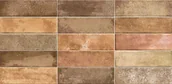 Płytki ceramiczne - Glazura Color Brick Wt1093 Brown Glossy 29,7X60 - miniaturka - grafika 1