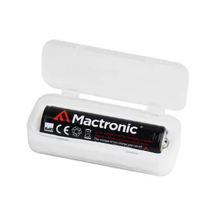 Mactronic - Akumulator 18650 + pudełko - 3350 mAh - 3,7 V - RAC0026 - Latarki - akcesoria - miniaturka - grafika 1