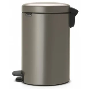 Brabantia Kosz pedałowy 12l, platynowy - Kosze na śmieci - miniaturka - grafika 1