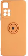 Etui i futerały do telefonów - Bizon Etui Case Silicone Ring Xiaomi Redmi Note 11 Pro+ 5G pomarańczowe BCSRRN11PP5GOR - miniaturka - grafika 1