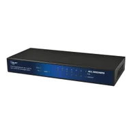 Huby USB - ALLNET ALL-SG8208PD łącza sieciowe Nie zarządzany Gigabit Ethernet (10/100/1000) Obsługa PoE Czarny - miniaturka - grafika 1