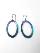 Kolczyki - Tytanowe koła - miniaturka - grafika 1