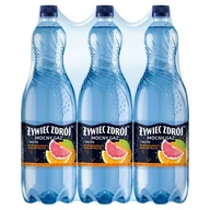 Woda - Żywiec Zdrój Mocny Gaz Napój gazowany i nuta pomarańczy grejpfruta 6 x 1,5 l - miniaturka - grafika 1