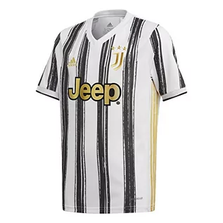 Koszulki dla chłopców - adidas adidas T-shirt chłopięcy Juve H Jsy Y czarny biały/czarny 1314 EI9900 - grafika 1