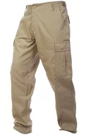 Odzież trekkingowa męska - Spodnie myśliwskie męskie Mil-Tec BDU Rip-Stop Khaki - miniaturka - grafika 1