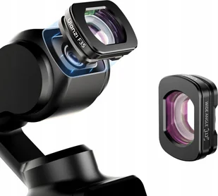 FILTR Obiektyw Szerokokątny Soczewka Wide Angle do DJI OSMO POCKET 3 / ULANZI / F35 - Filtry fotograficzne - miniaturka - grafika 1