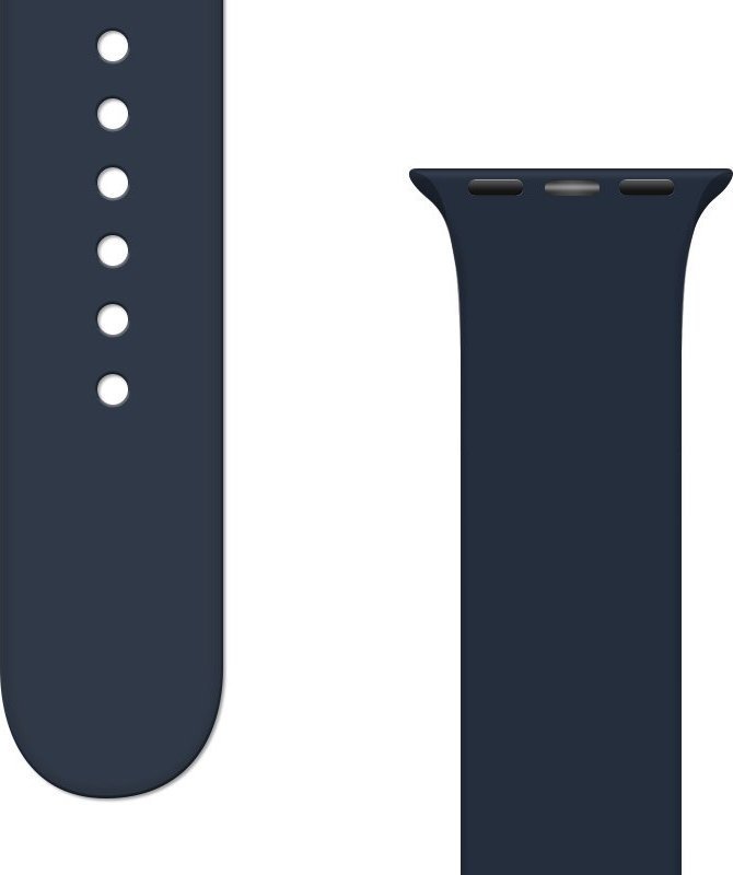 Hurtel Silicone Strap APS silikonowa opaska do Watch Ultra / 8 / 7 / 6 / 5 / 4 / 3 / 2 / SE 45 / 44 / 42mm pasek bransoleta do zegarka ciemnoniebieski