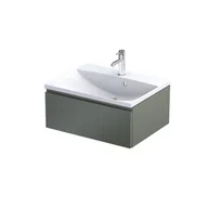 Szafki łazienkowe - Szafka łazienkowa pod umywalkę Oristo Brylant 60 cm zielony mat OR36-SD1S-60-17R - miniaturka - grafika 1