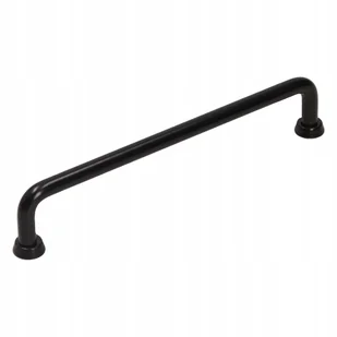 Uchwyt meblowy Gamet US18 czarny mat 160mm - Zawiasy, okucia i inne akcesoria - miniaturka - grafika 1