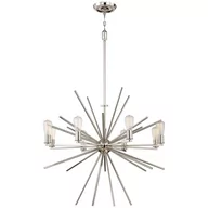 Lampy sufitowe - Quoizel Żyrandol Klasyczny 8pł CARNEGIE QZ/CARNEGIE8 IS ELSQZ/CARNEGIE8 IS - miniaturka - grafika 1