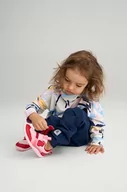 Buty dla dziewczynek - Reima sneakersy dziecięce Tepastelu kolor różowy - miniaturka - grafika 1