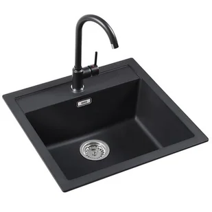 Zlewozmywak FRANKE Sirius SID 610-49 143.0702.688 Onyx + Bateria Pola 143.0702.688 Onyx - Zlewozmywaki z baterią - miniaturka - grafika 1