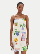 Sukienki - Seafolly Sukienka letnia La Boca 55652-DR Écru Regular Fit - miniaturka - grafika 1