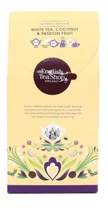 English Tea Shop English Tea Shop, Herbata White Tea, Coconut & Passion, 15 piramidek. - Herbata - miniaturka - grafika 4