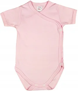 Body KOPERTOWE K/R 100% Bawełna Jasny RÓŻ r 68 KLEKLE - Body dla niemowląt - miniaturka - grafika 1