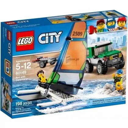 LEGO City Terenówka 4x4 z katamaranem 60149