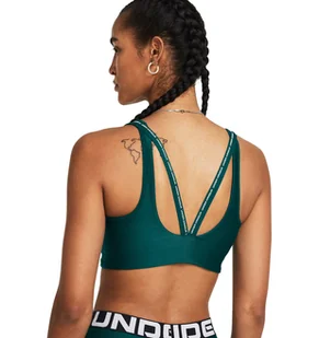 Stanik treningowy Under Armour UA Infinity Low 2.0 Strap Bra Zielony - Biustonosze - miniaturka - grafika 4