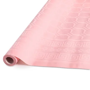 Obrus papierowy 118x6m różowy/1 rolka - Obrusy i serwetki - miniaturka - grafika 1