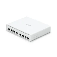 Pozostałe akcesoria sieciowe - Ubiquiti UISP Switch Plus Zarządzany 2.5G Ethernet (100/1000/2500) Obsługa PoE 1U Biały - miniaturka - grafika 1