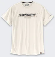 Koszulki męskie - Koszulka Carhartt Force Mid Logo Graphic Malt - miniaturka - grafika 1