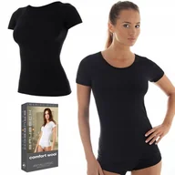 Koszulki i topy damskie - BRUBECK SS11020 koszulka damska T-SHIRT - L - miniaturka - grafika 1