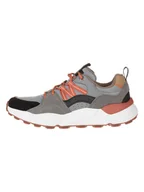 Trampki męskie - Skechers Skórzane sneakersy "Bendino Dormer" w kolorze pomarańczowo-szarym - miniaturka - grafika 1