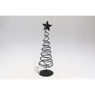Oświetlenie świąteczne - Choinka LED 20 lampek 50 cm czarna - miniaturka - grafika 1